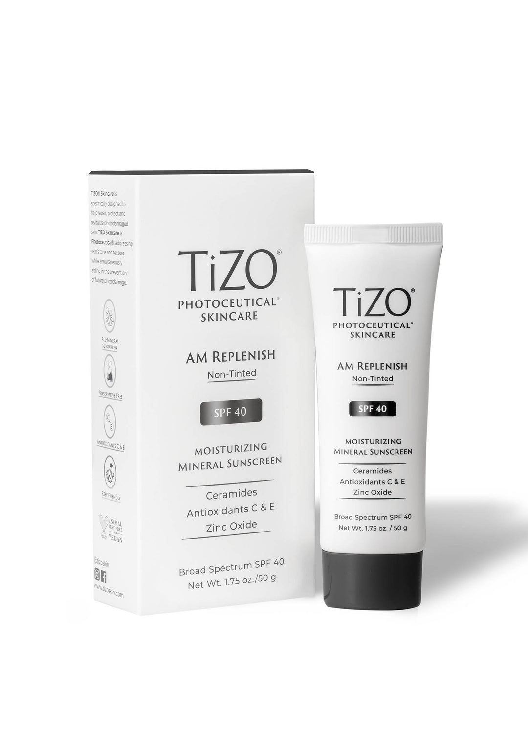 TiZO AM Replenish Non-Tinted SPF40